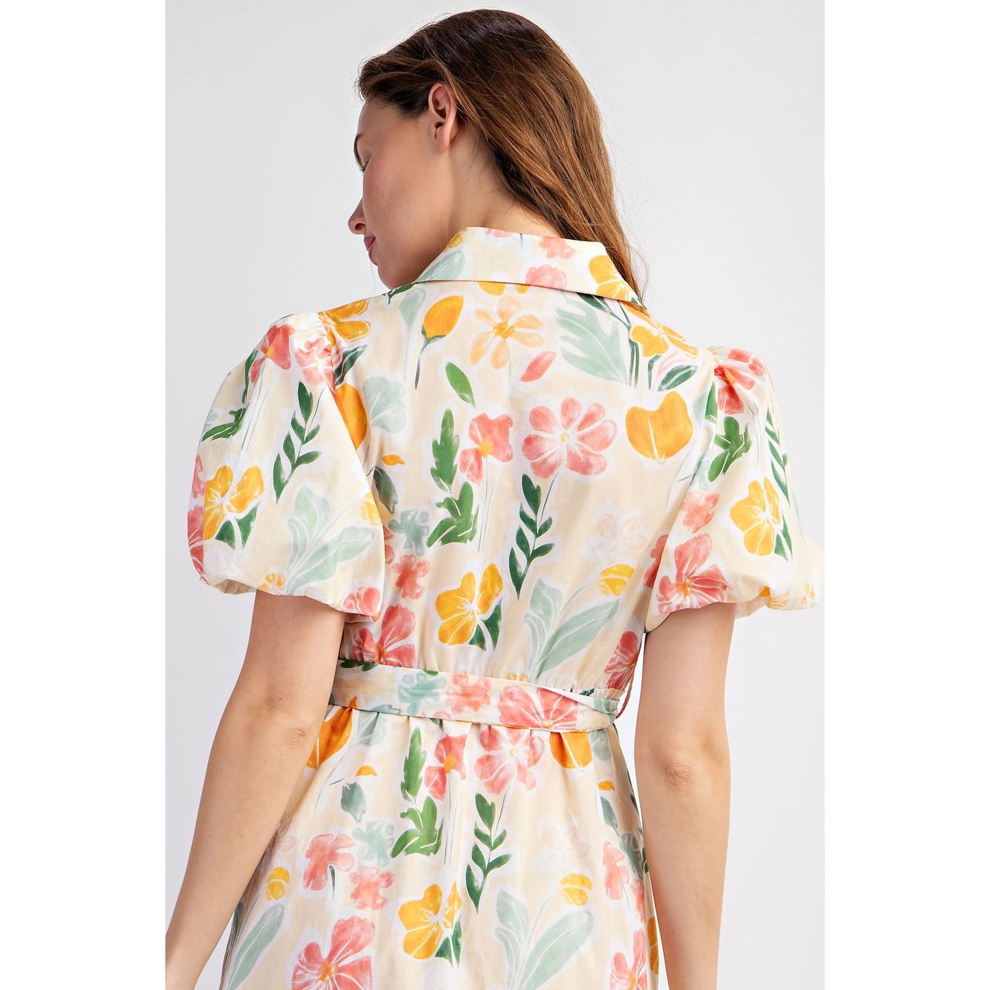 Cotton Floral Maxi Dress