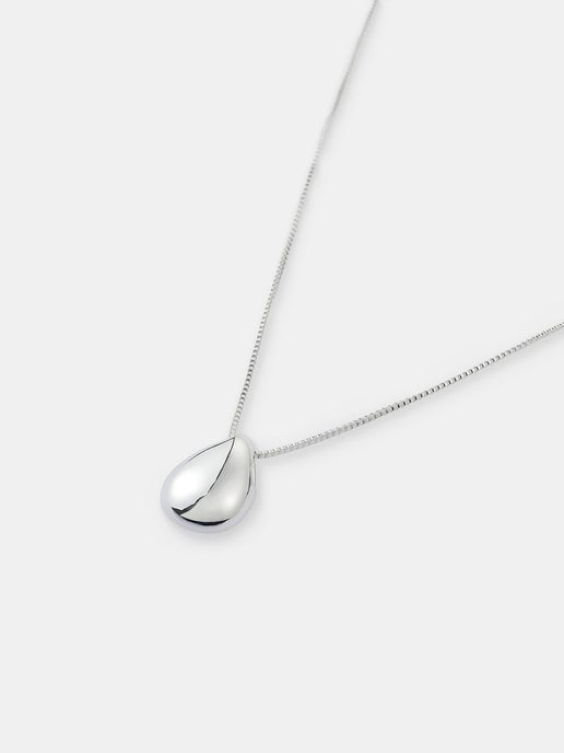 Droplet Sterling Silver Plated Necklace