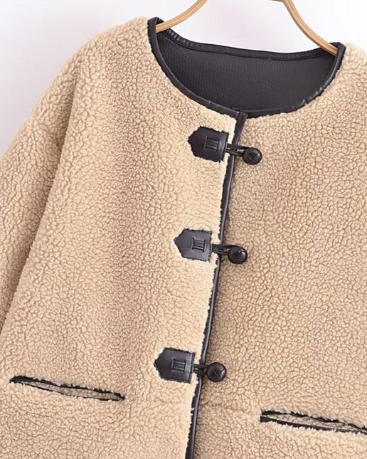 Camel Button Up Jacket
