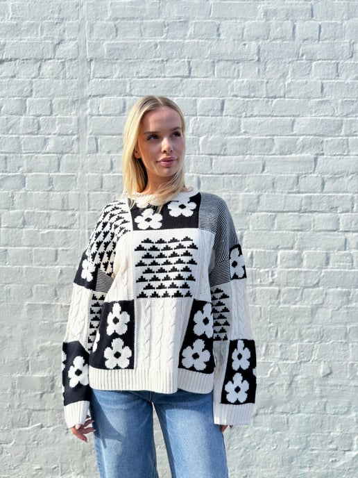 Daisy Patchwork Jumper