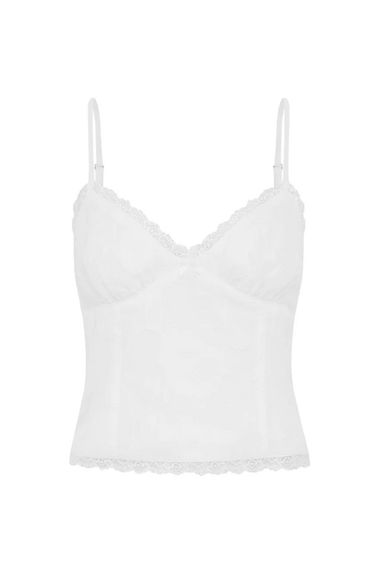 LARINA TOP - WHITE