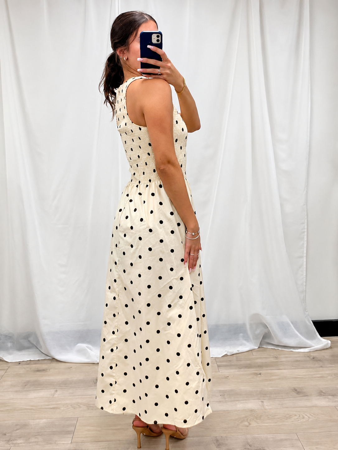 Polka Dot Maxi Dress