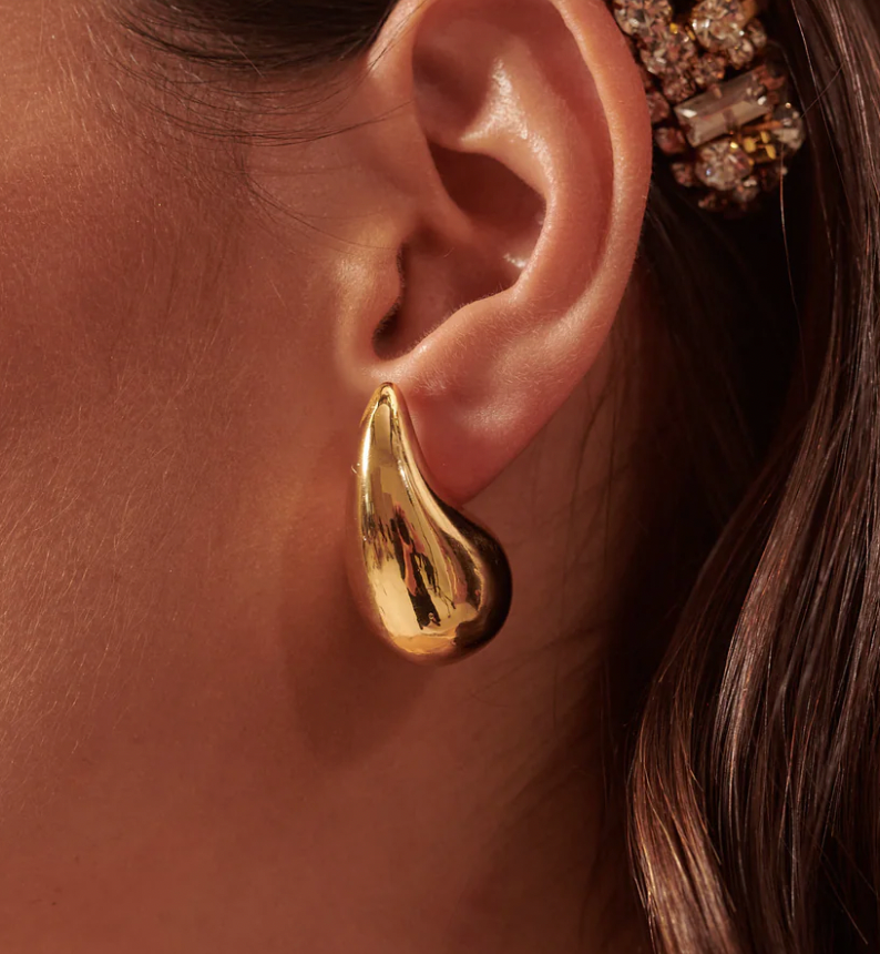 Droplet 18K Gold Plated Earrings