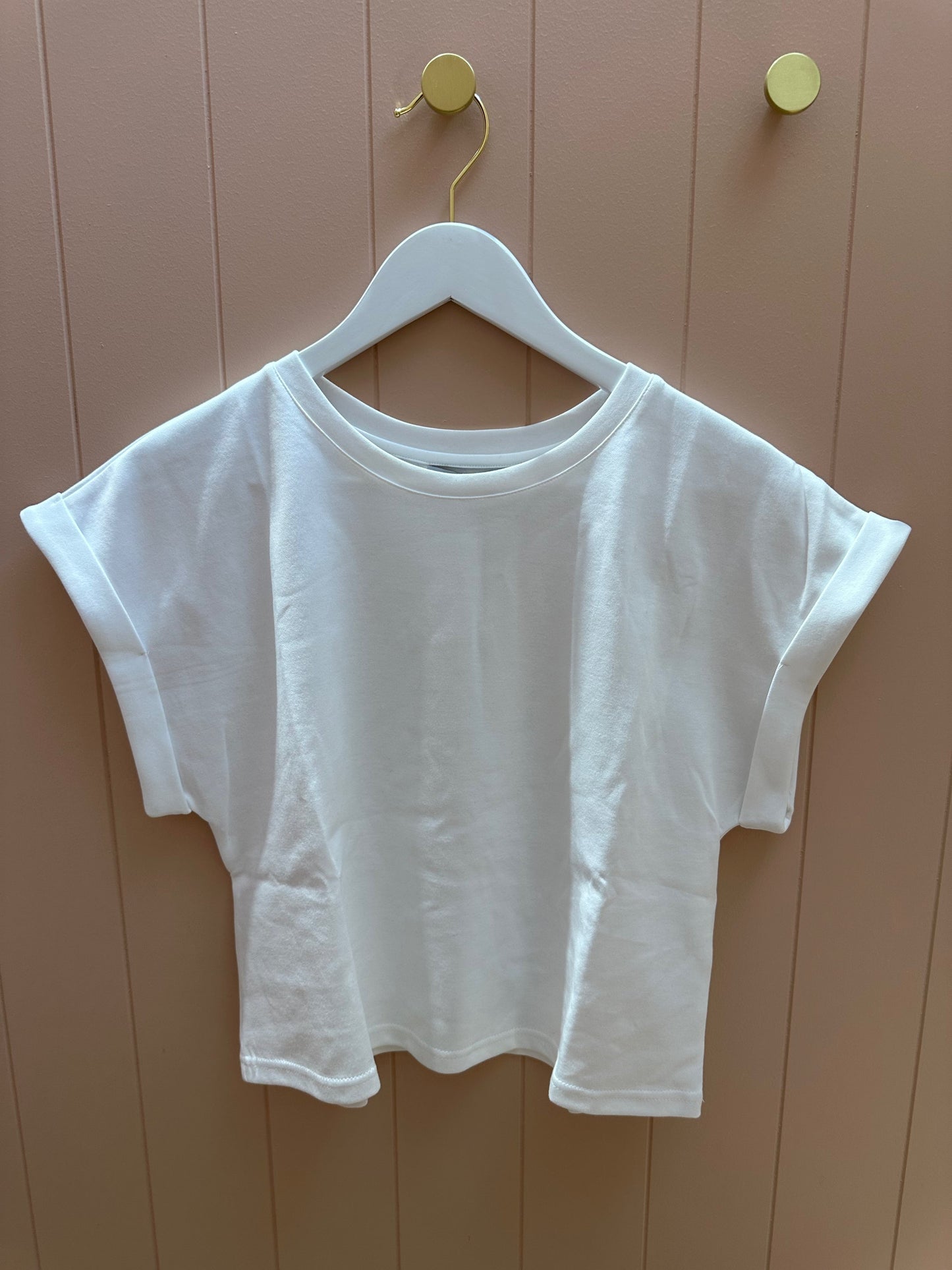 White Basic Tee
