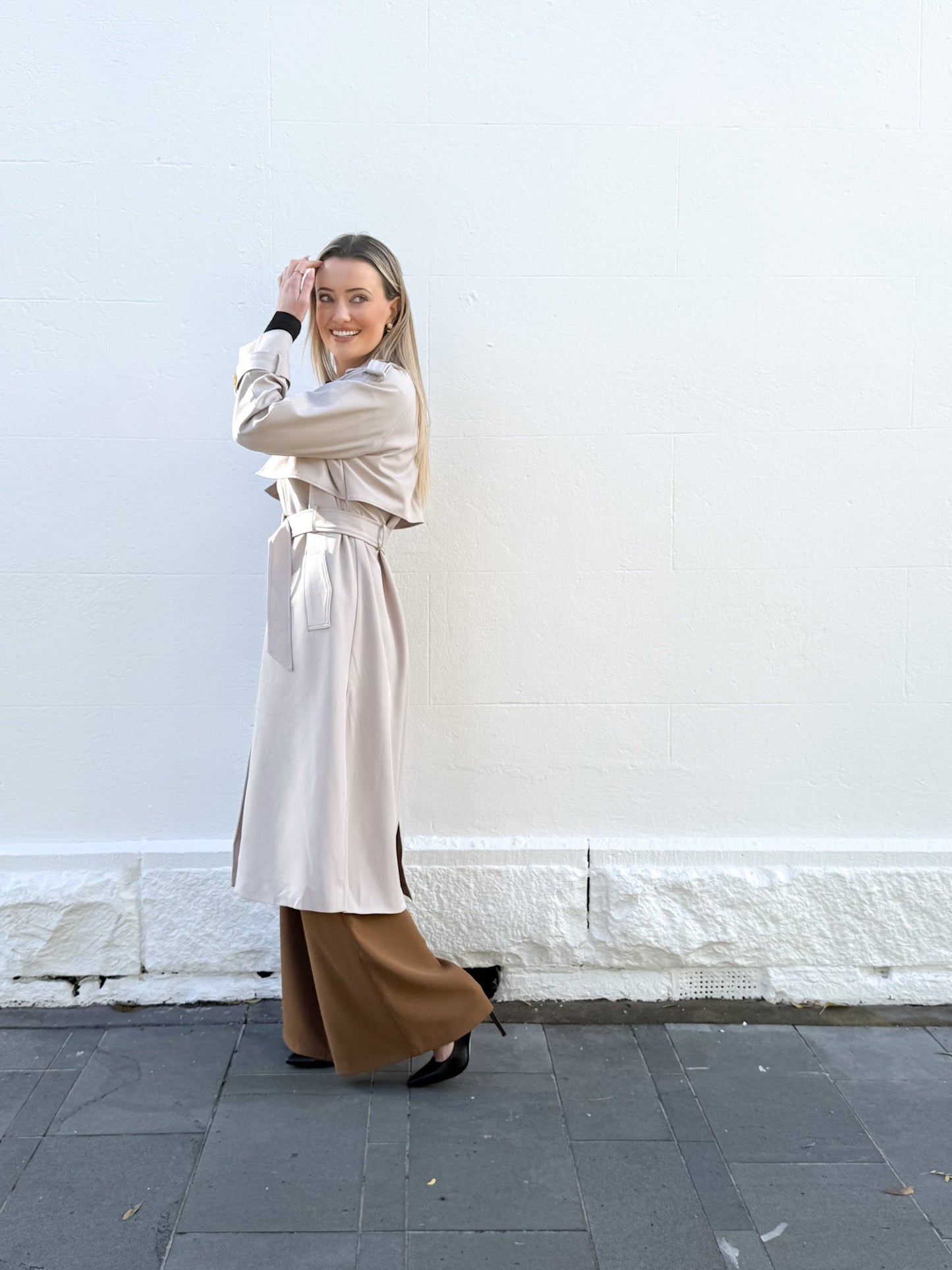 Sand Trench Coat