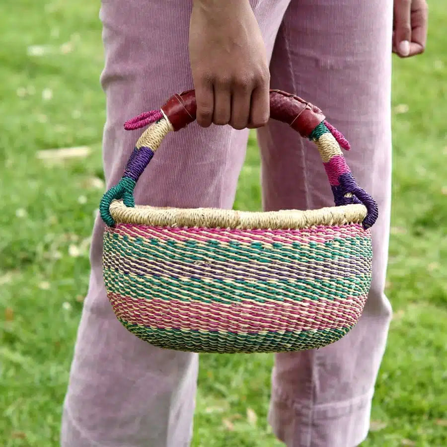 Small Round African Baskets