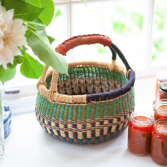 Small Round African Baskets