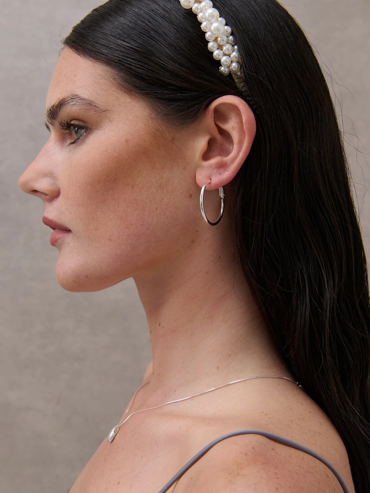 Silver Hoops
