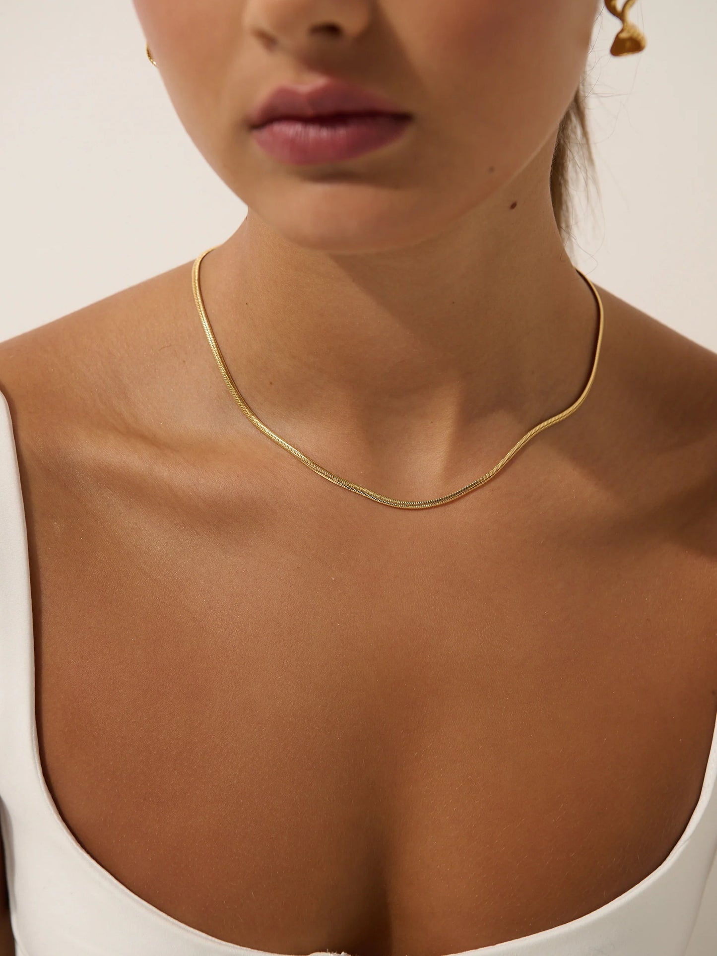 3mm Snake 18K Gold Plated