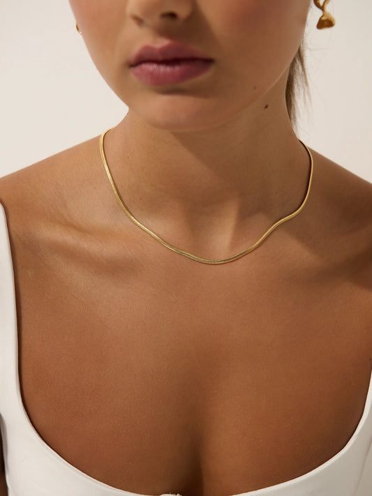 3mm Snake 18K Gold Plated
