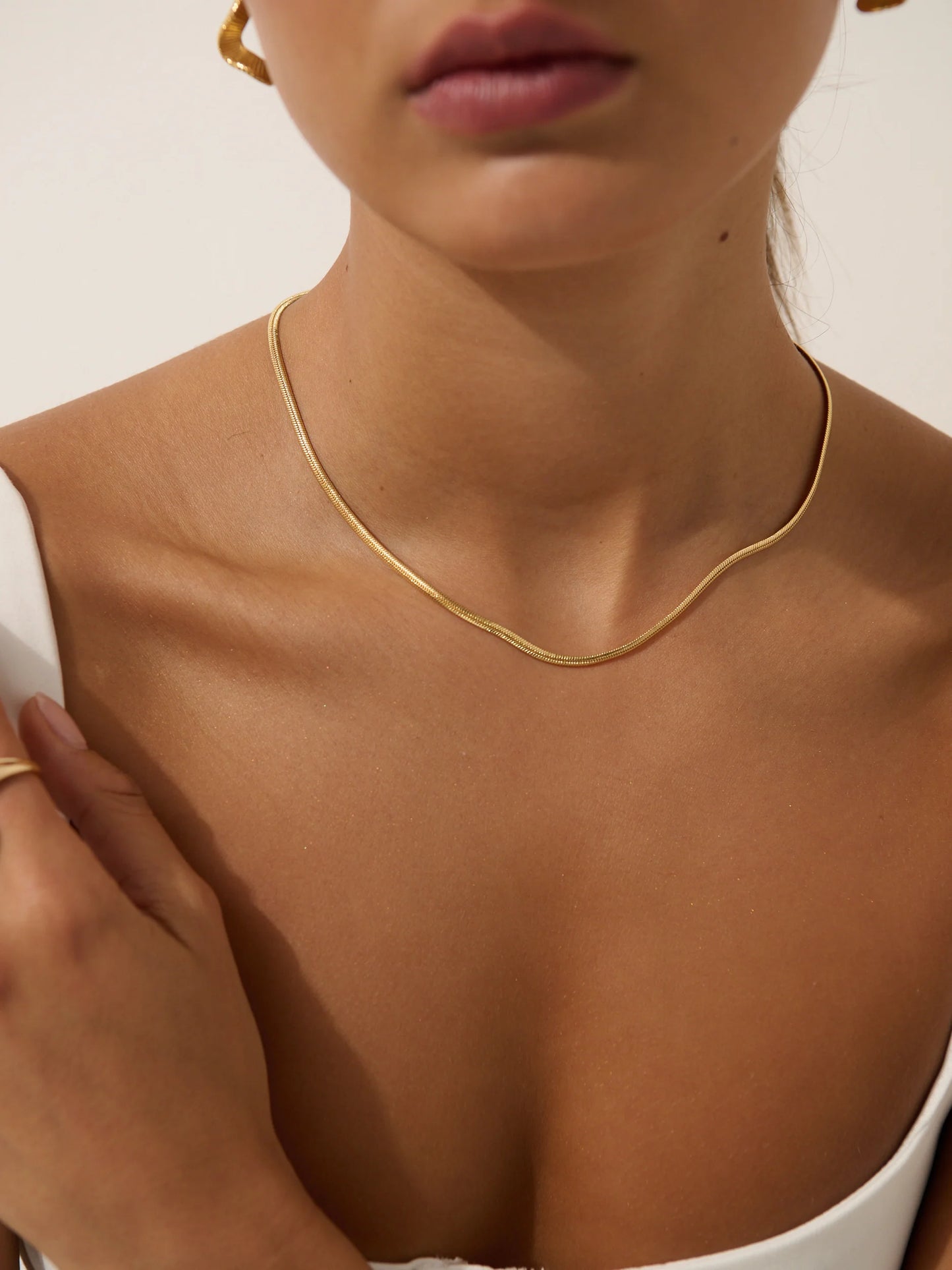 3mm Snake 18K Gold Plated