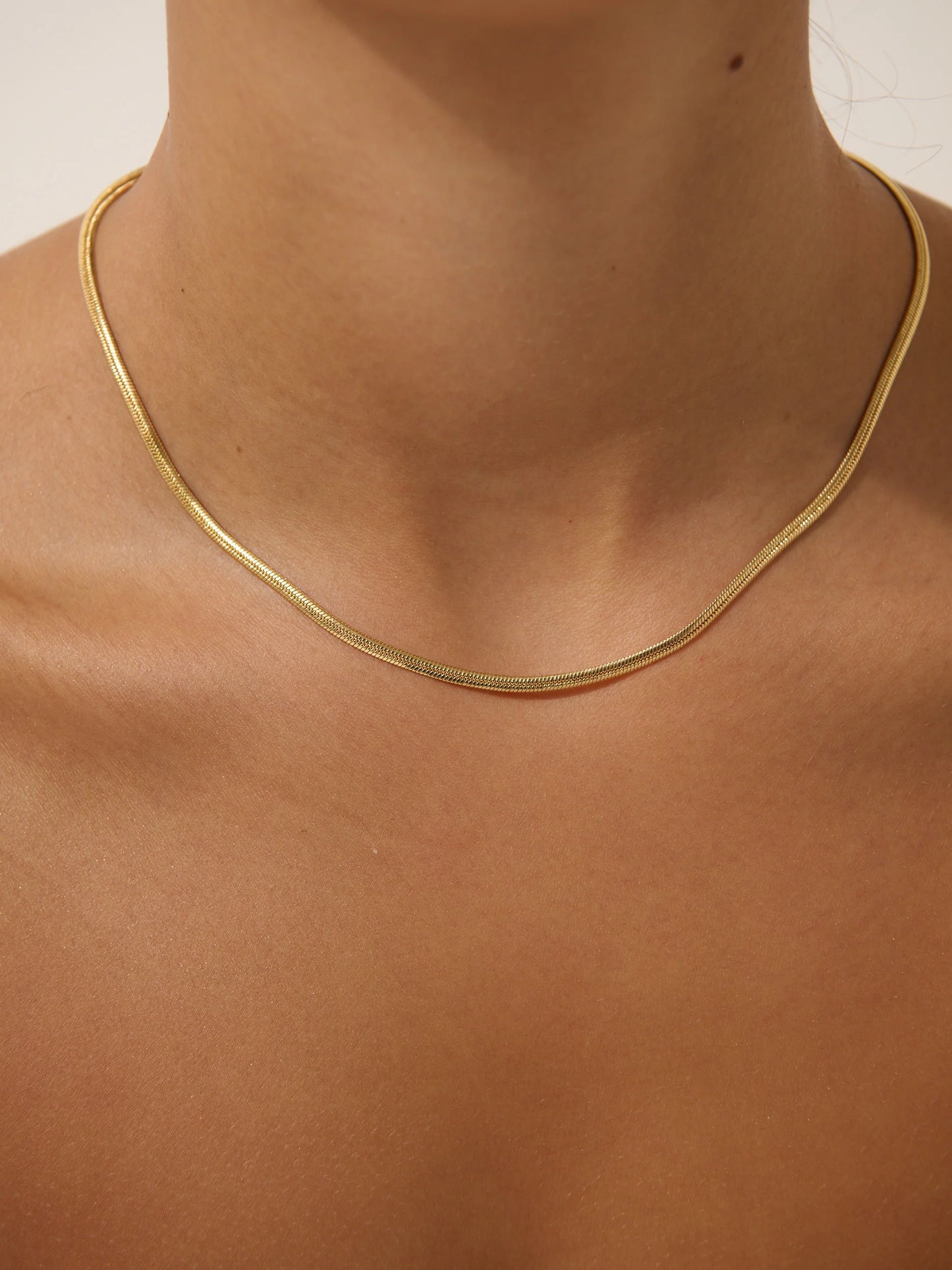 3mm Snake 18K Gold Plated