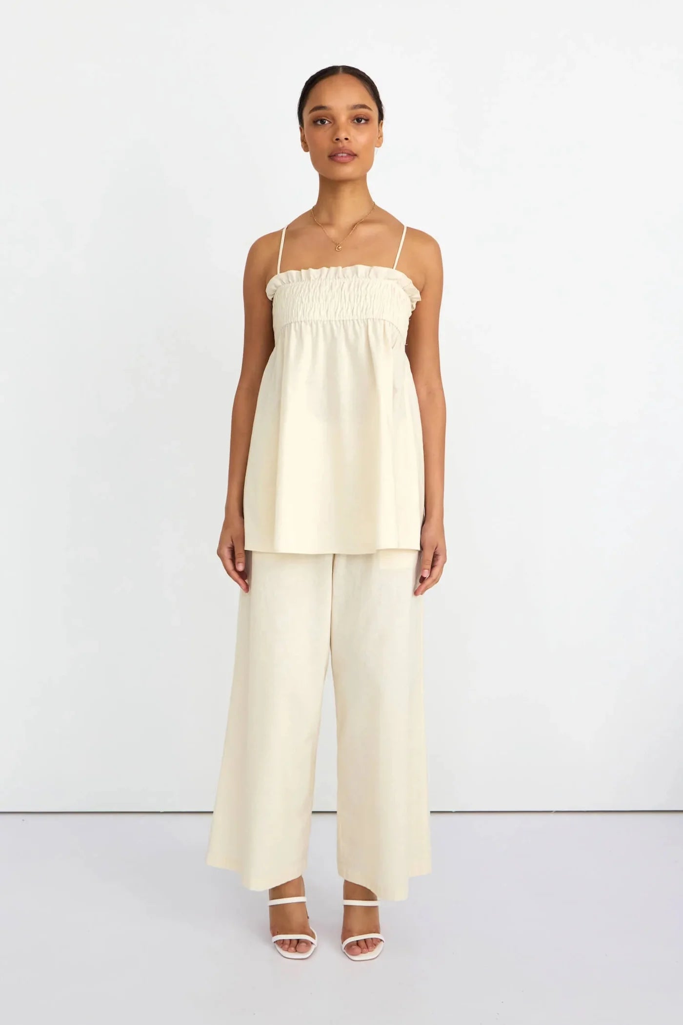Ivory Cloud Camisole Beige