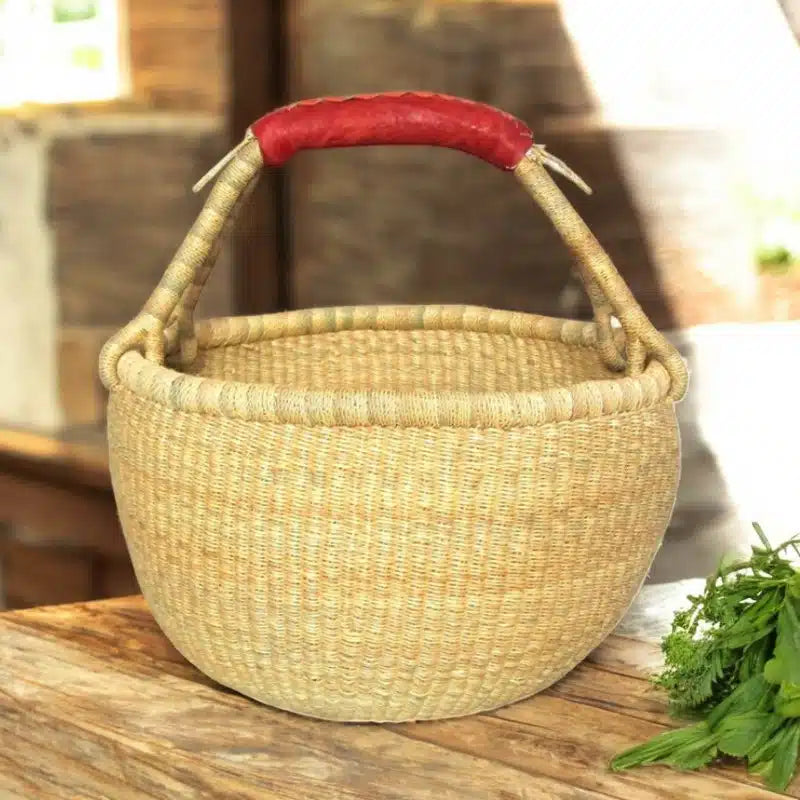 Large Round African Baskets
