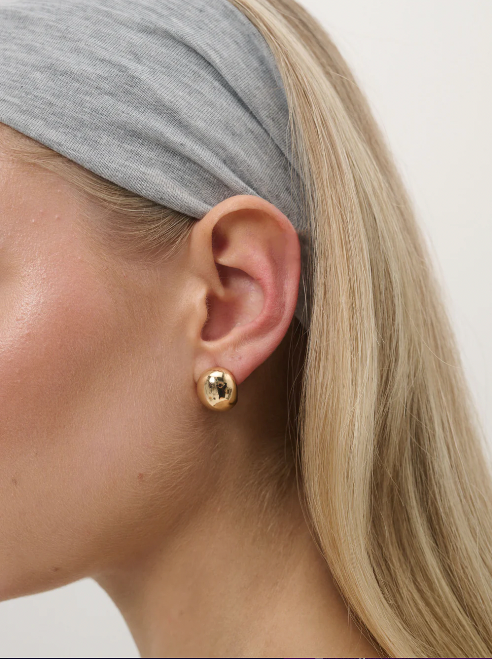 Mini Droplet 18K Gold Plated Stud