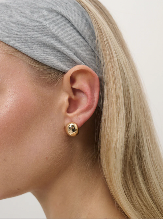Mini Droplet 18K Gold Plated Stud