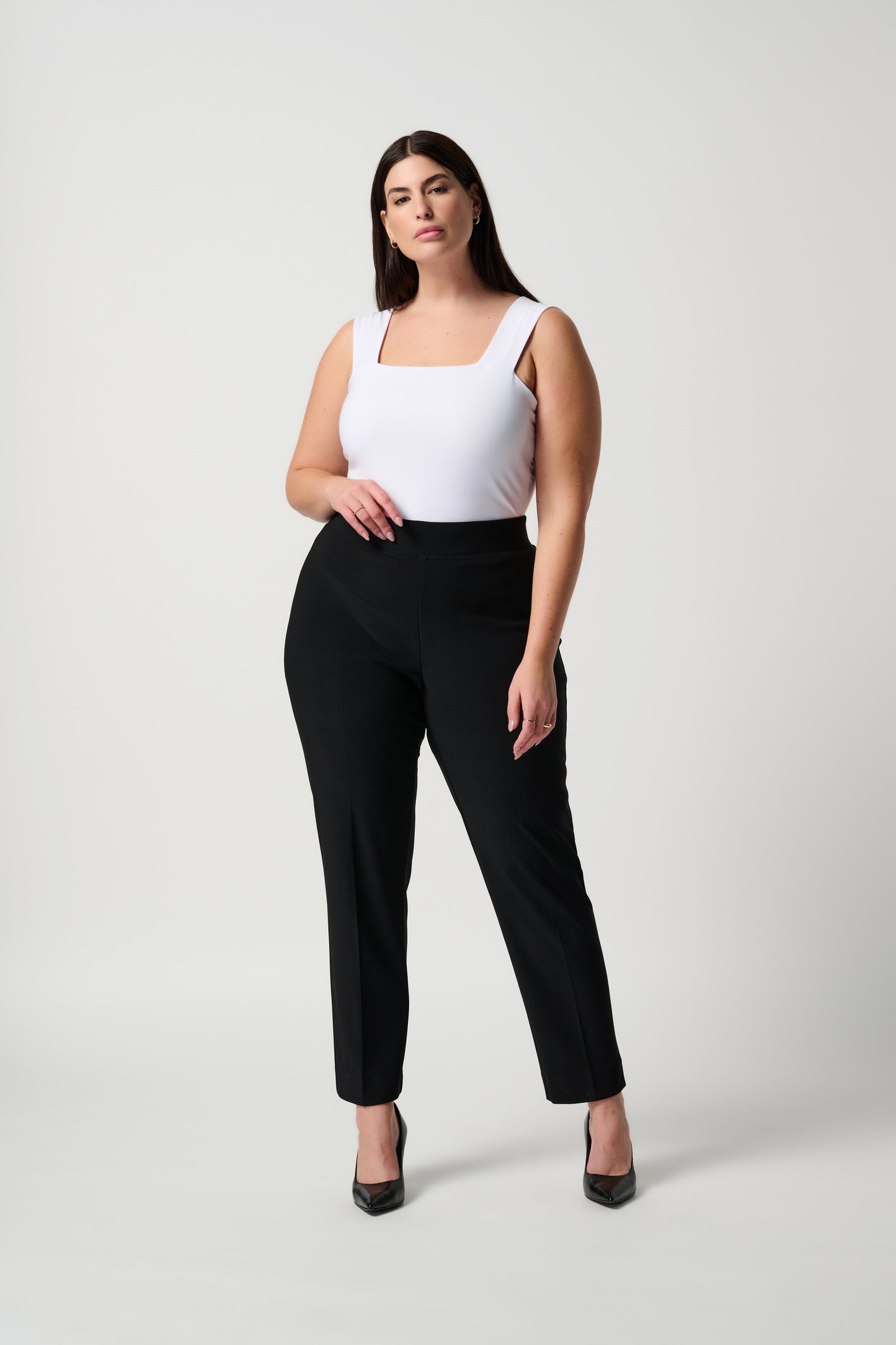Black Classic Straight Pant