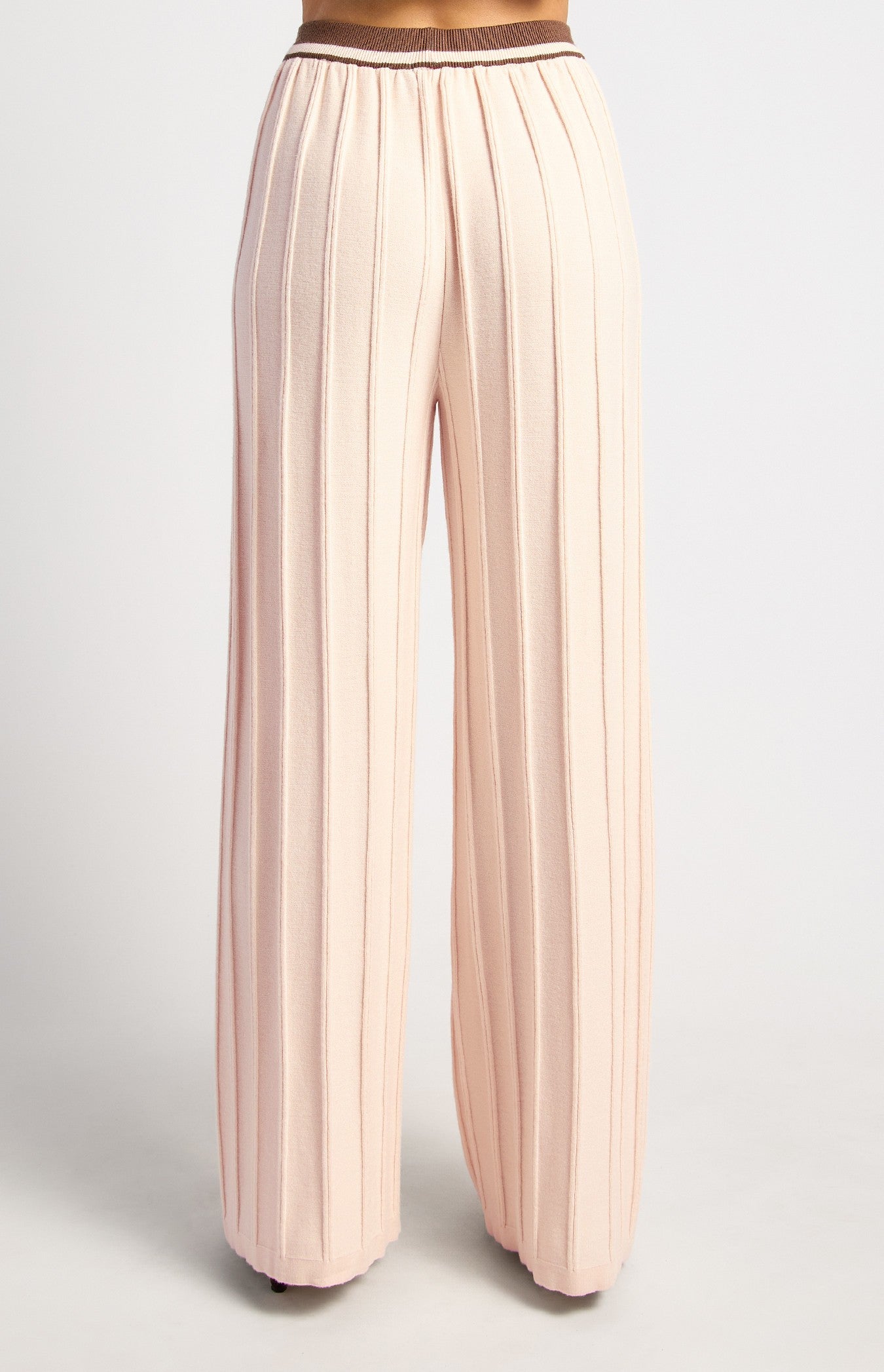 Raised Pattern Knit Pants