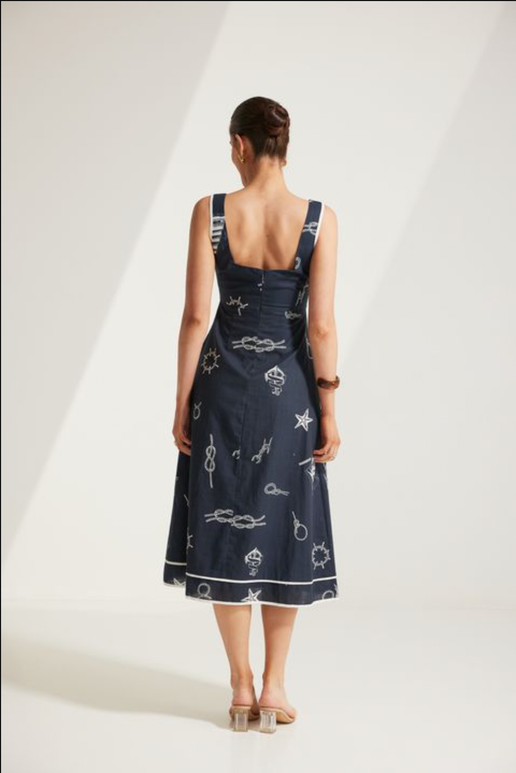 Amari Ocean Midi Dress