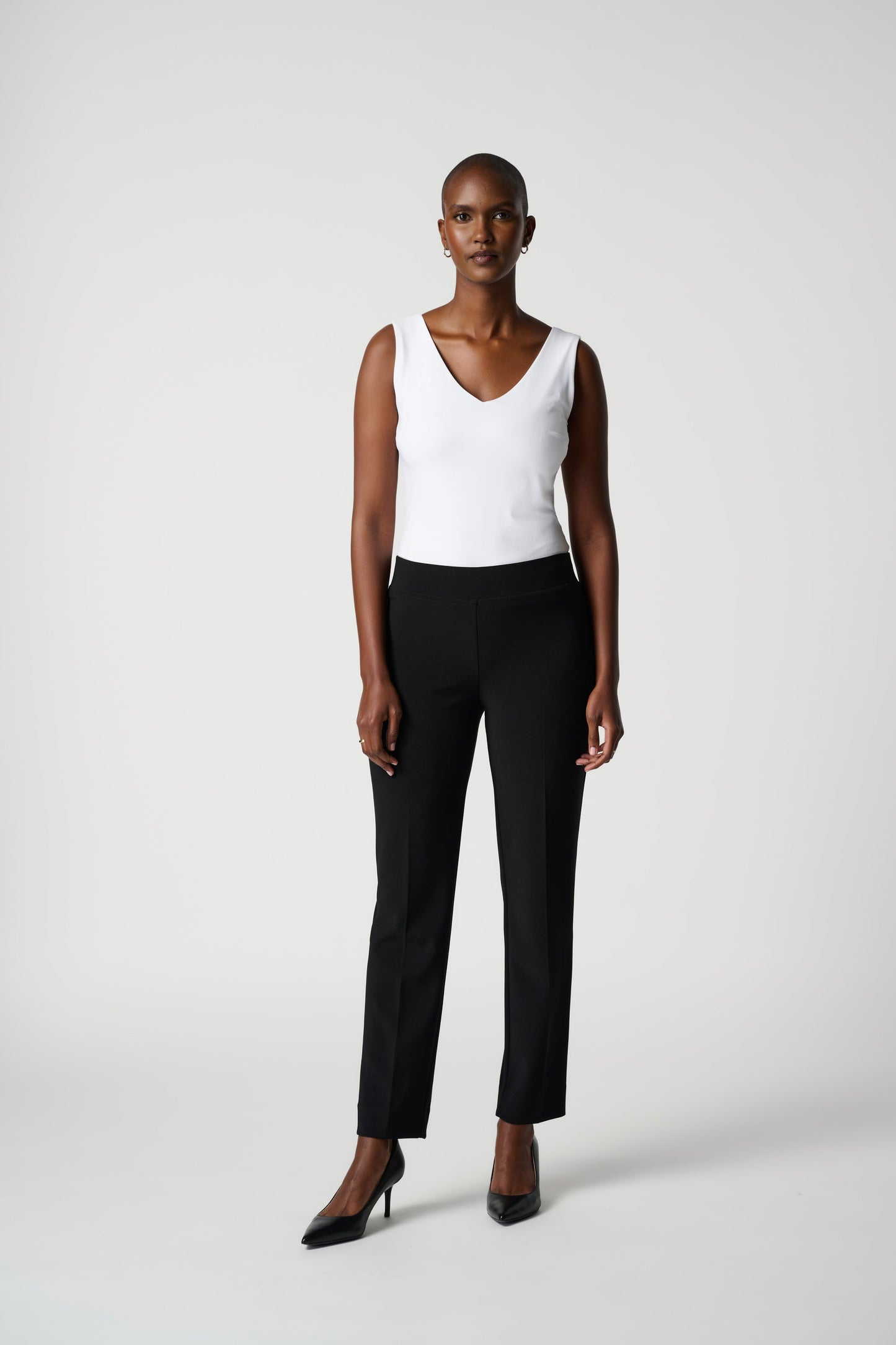Black Classic Straight Pant