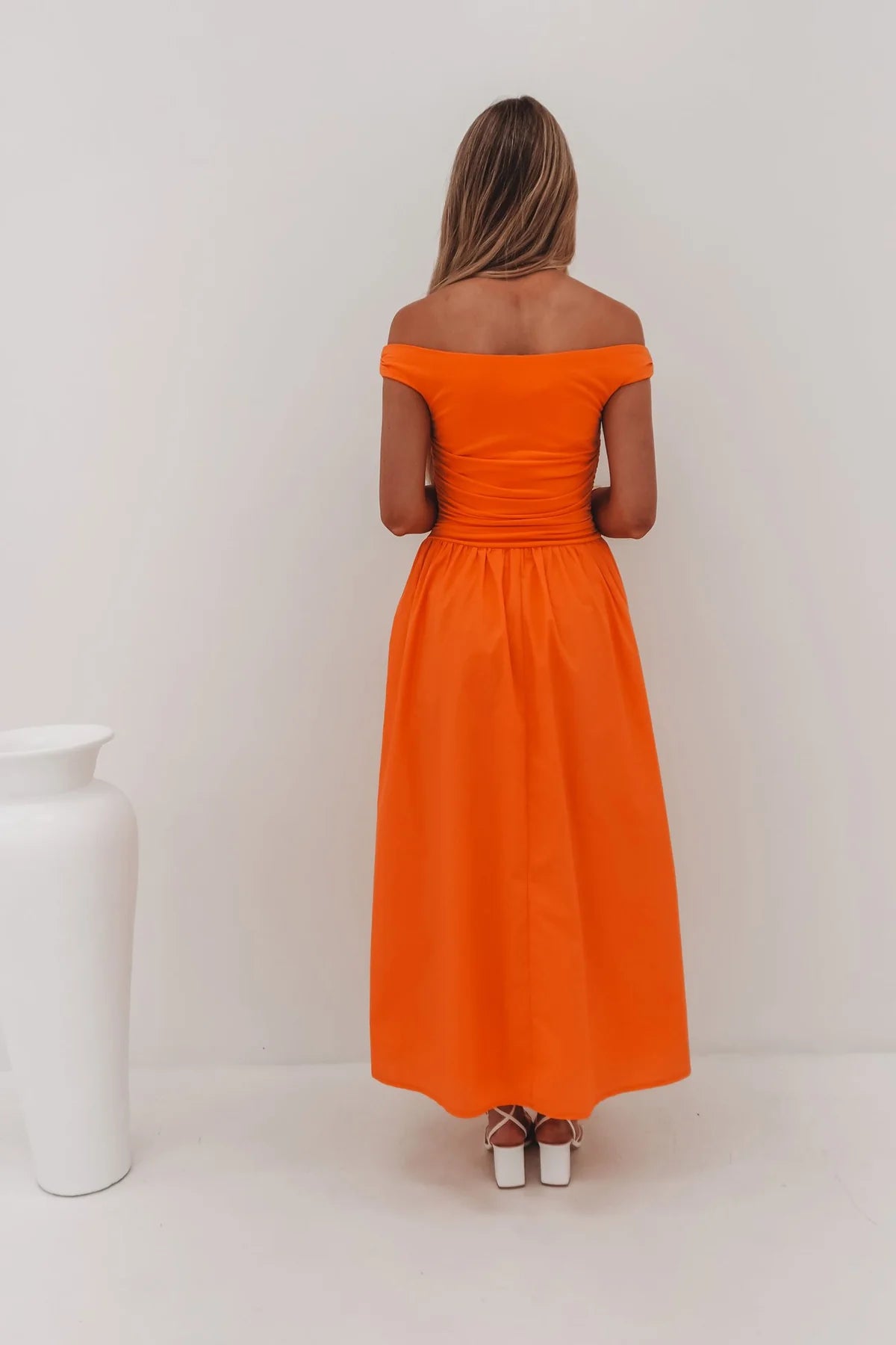 NIKO MAXI DRESS ORANGE