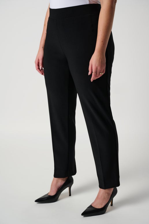 Black Classic Straight Pant