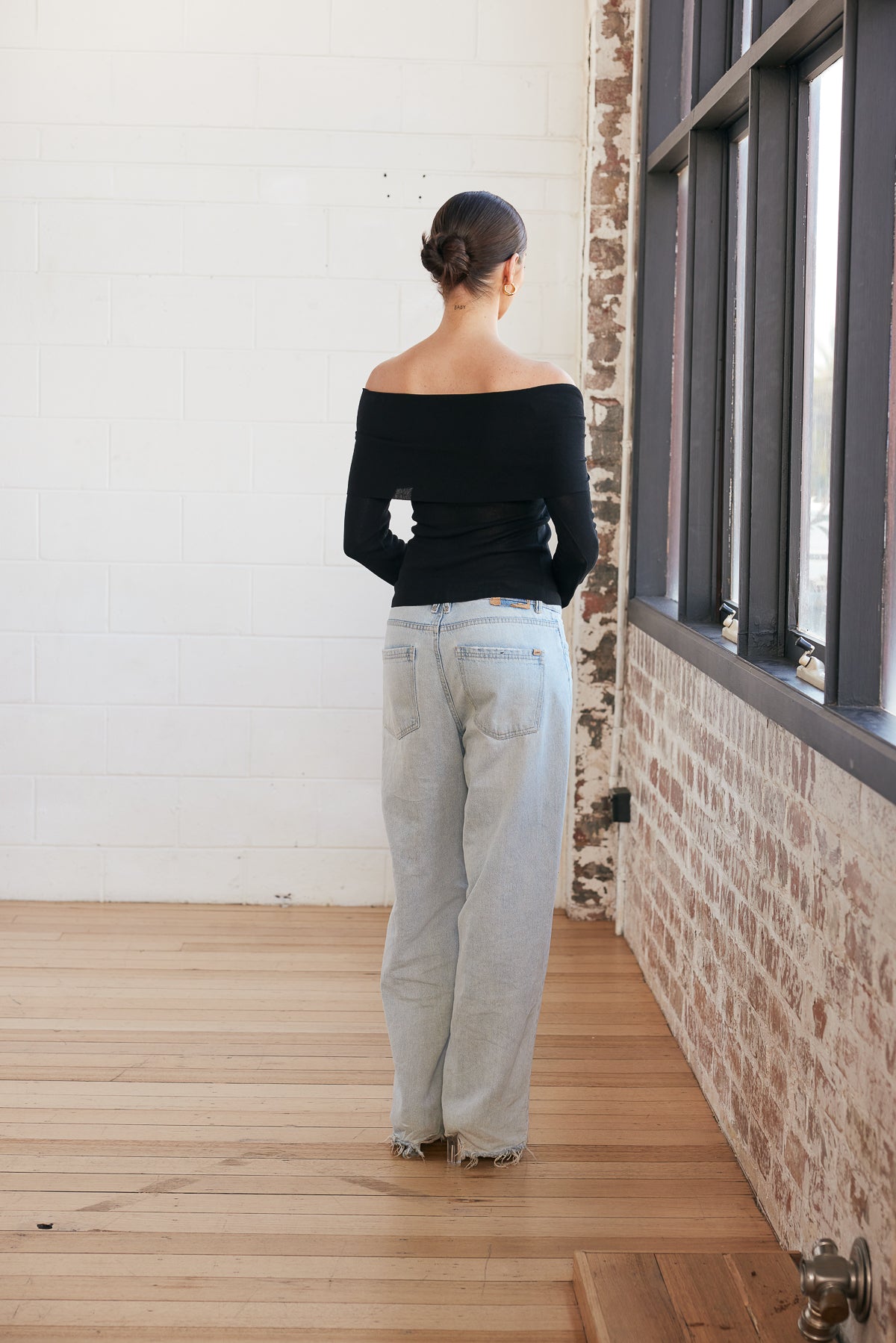 Kinslee Off Shoulder Long Sleeve Knit Top