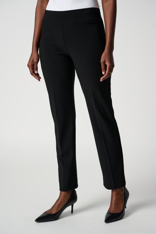Black Classic Straight Pant