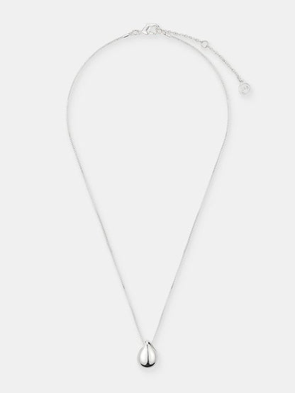 Droplet Sterling Silver Plated Necklace