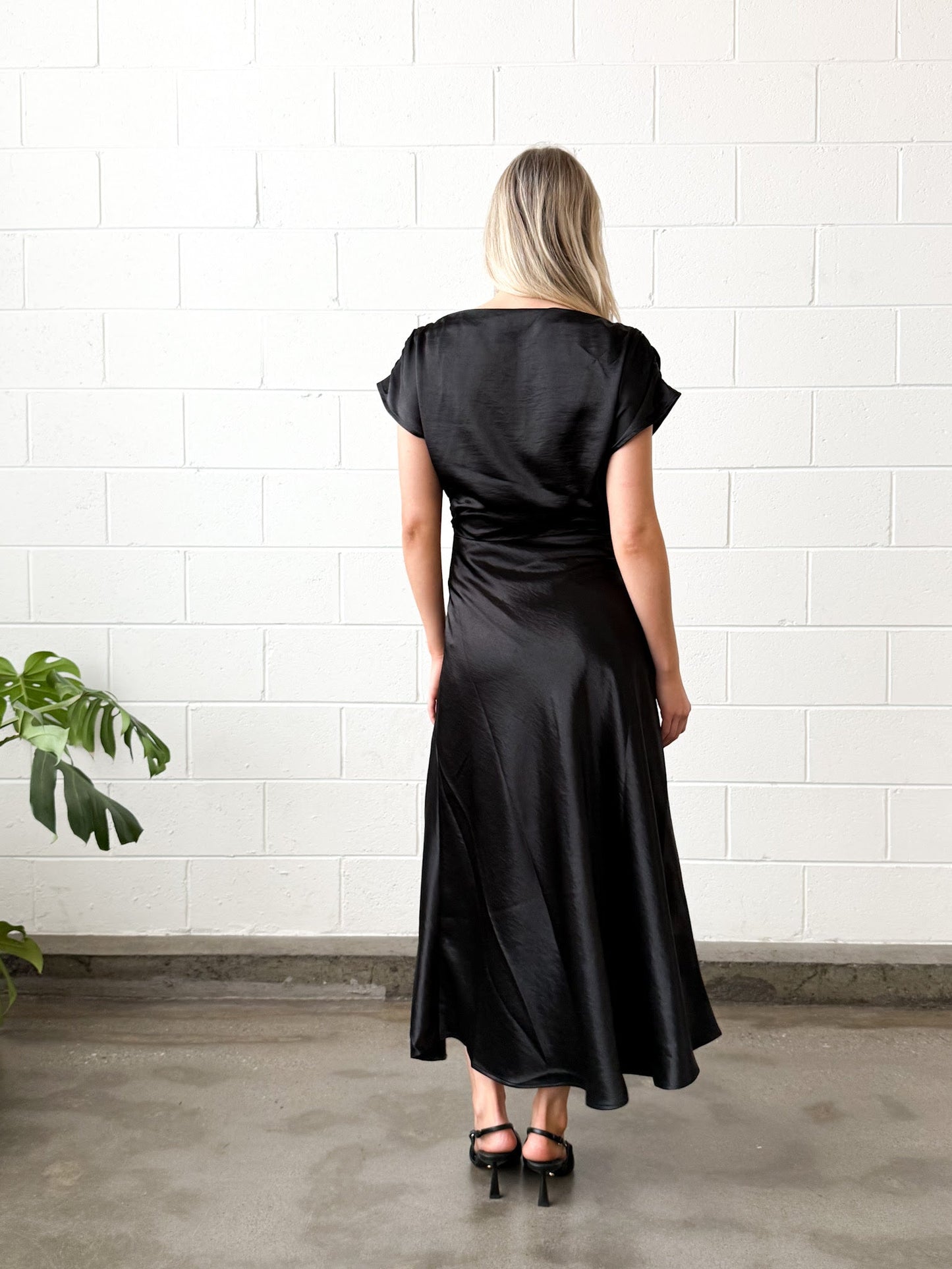 After Dark Luxe Satin Dress