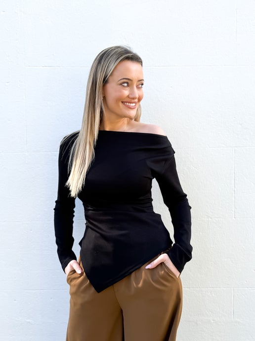 Surii Pointy Hem Top