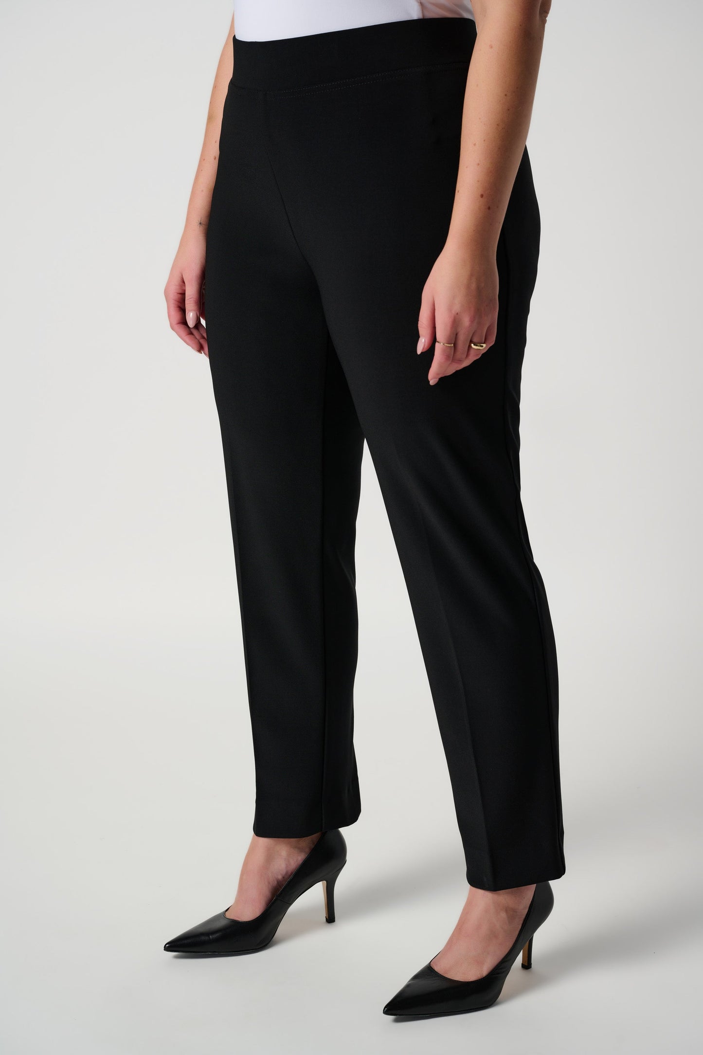 Black Classic Straight Pant