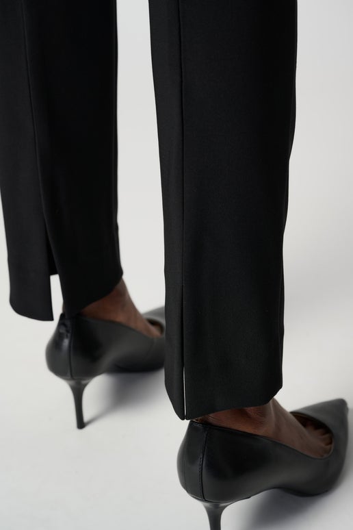 Black Classic Straight Pant