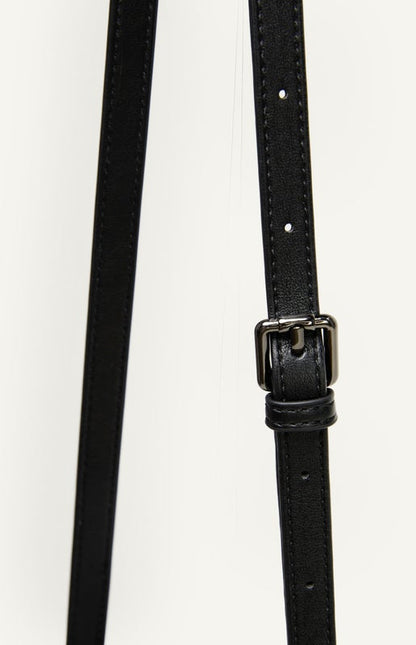 Woven Vegan Leather Handle Bag