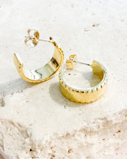 Silva Loop Earrings Sterling Silver