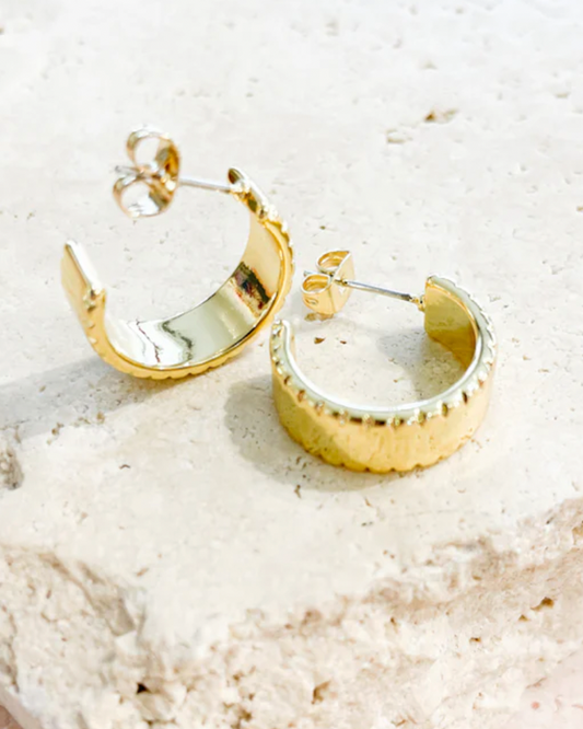 Silva Loop Earrings Sterling Silver