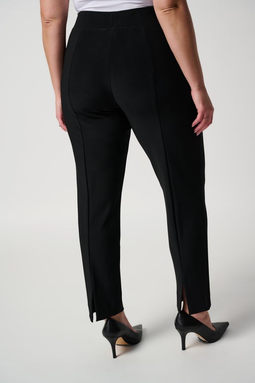 Black Classic Straight Pant