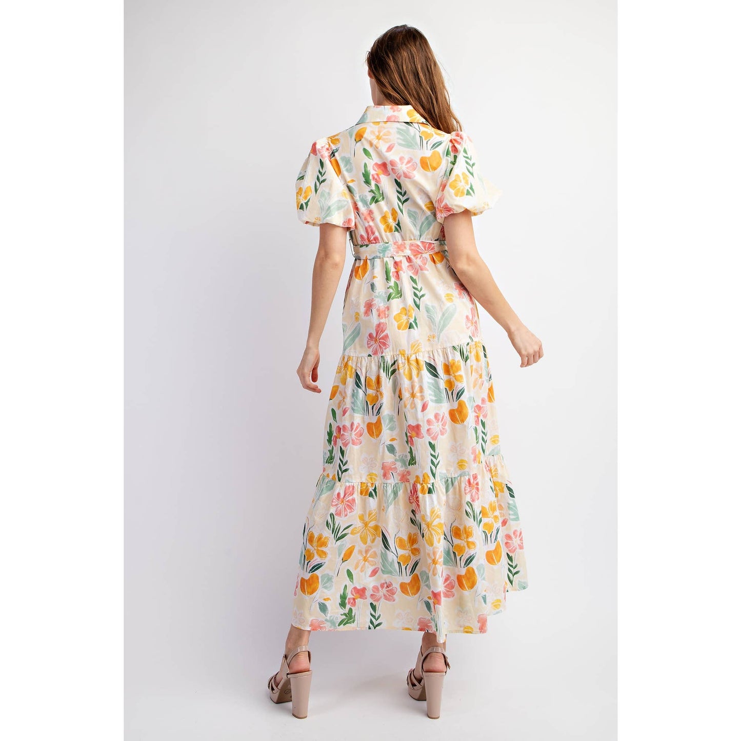 Cotton Floral Maxi Dress
