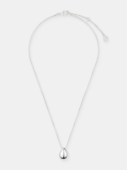 Droplet Sterling Silver Plated Necklace