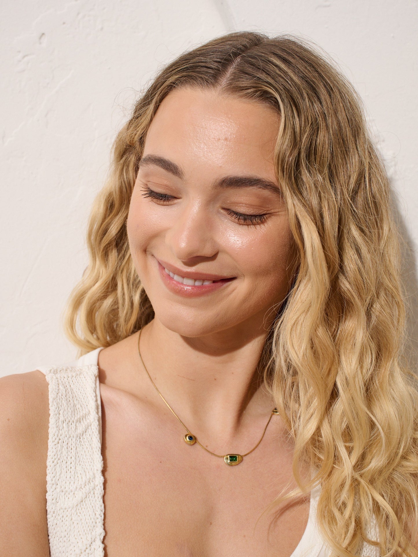 Gisel Eye 18K Gold Plated Necklace