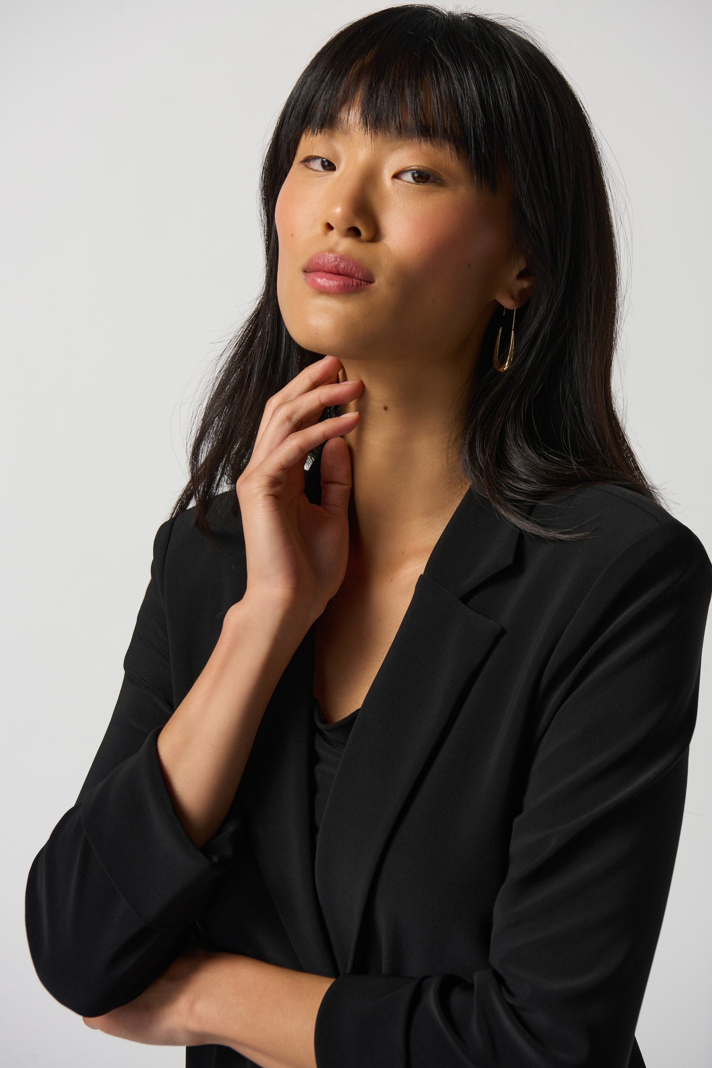 Long Open Front Blazer