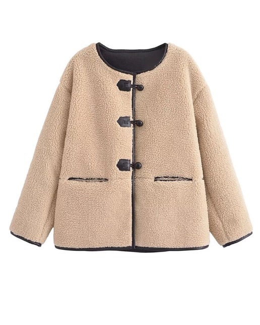 Camel Button Up Jacket