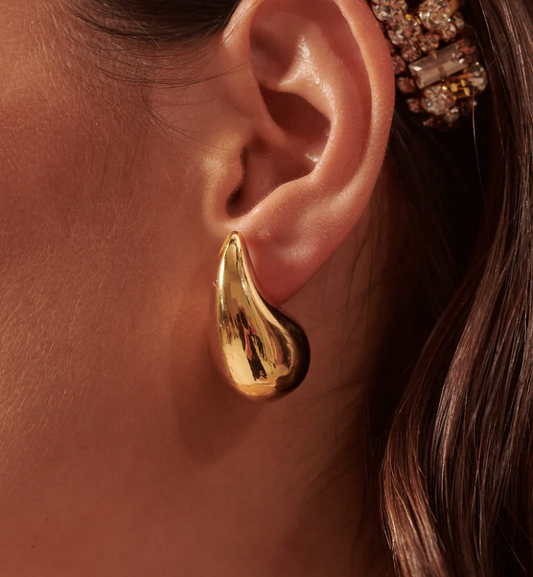 Droplet 18K Gold Plated Earrings