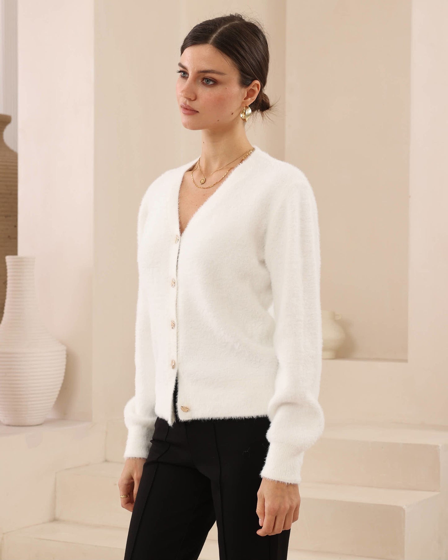 Fluffy Cardigan