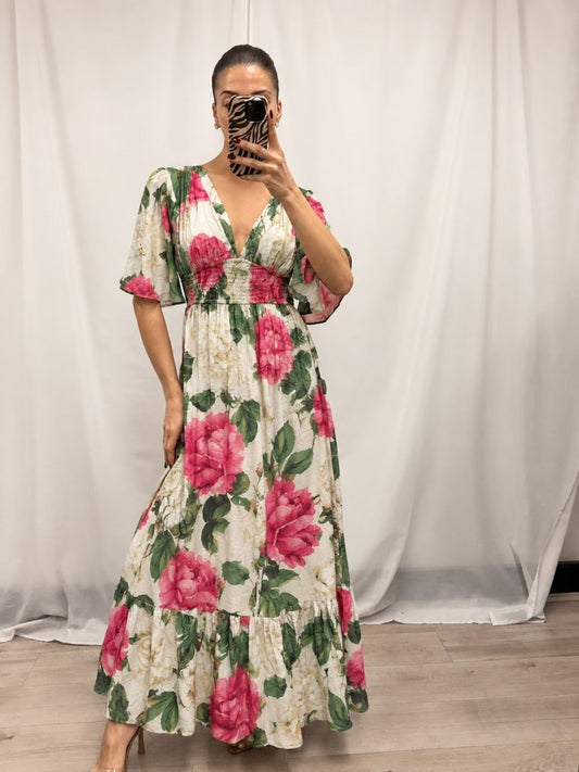 The Florence Bloom Maxi Dress