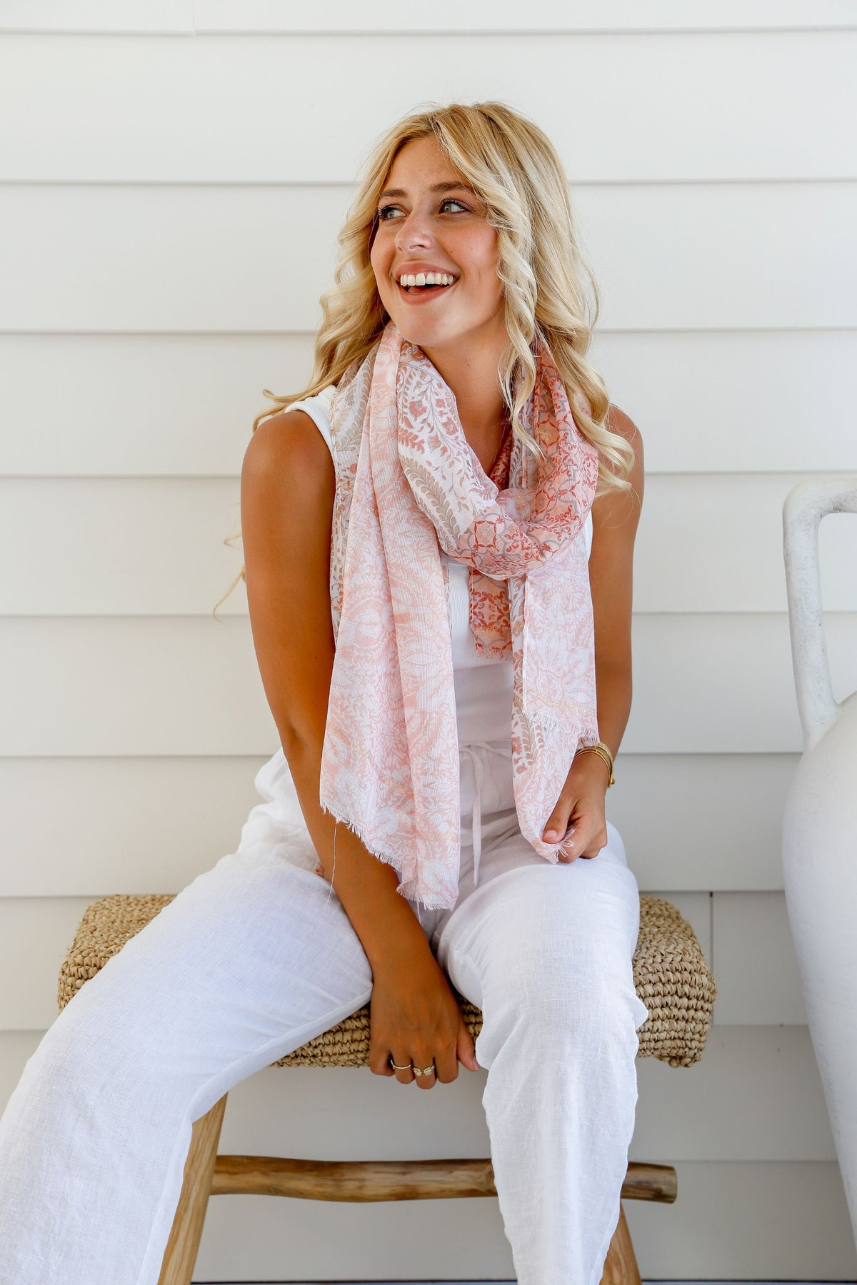 Paisley Printed with Lurex