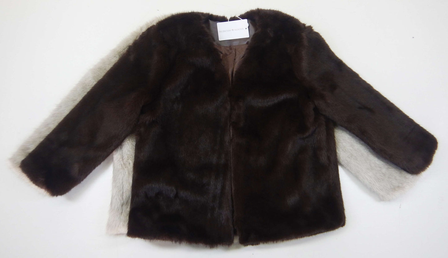 Chocolate Faux Fur Coat