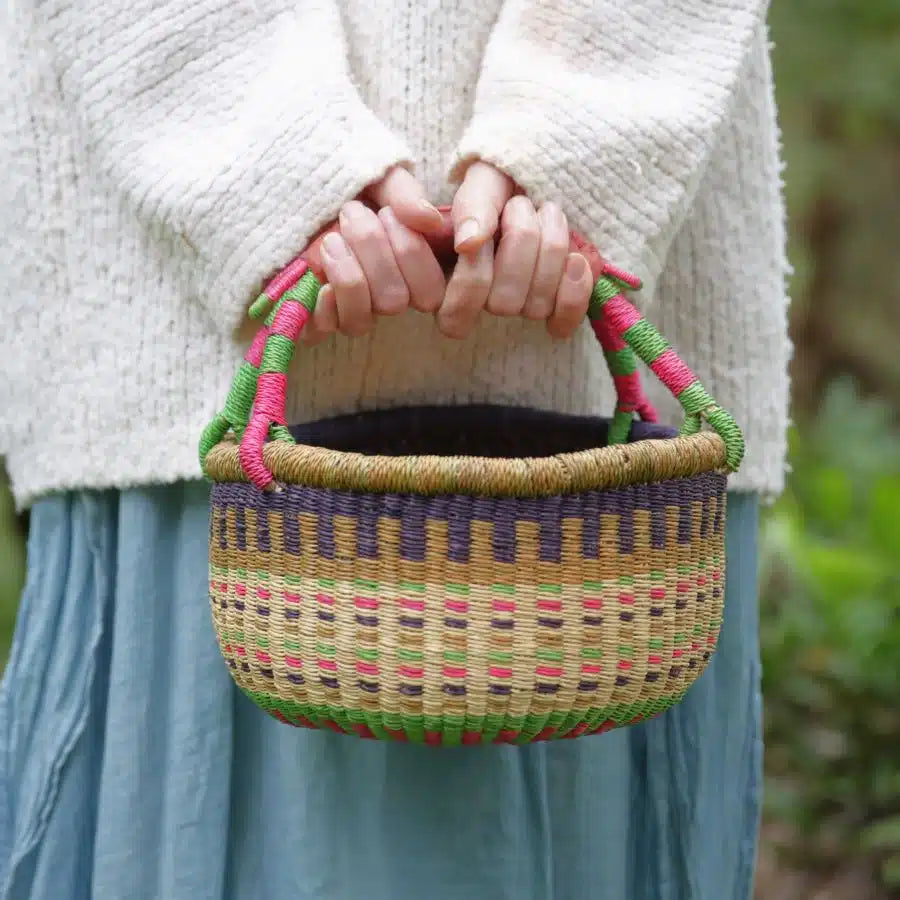 Small Round African Baskets