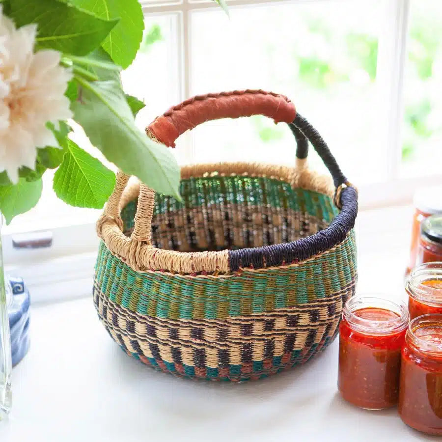 Small Round African Baskets