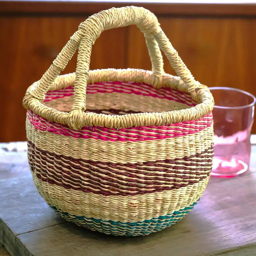 Small Round African Baskets